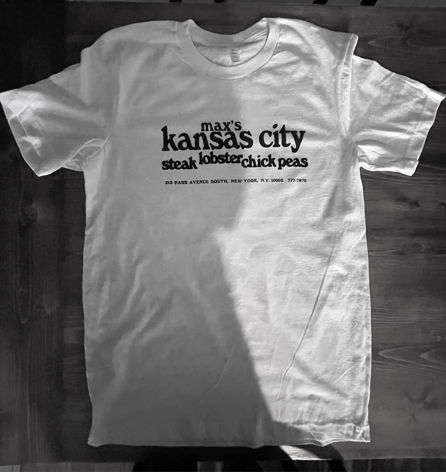 Max's Kansas City T shirt/70s/CBGB/ New York City/Warhol/Blondie hangout