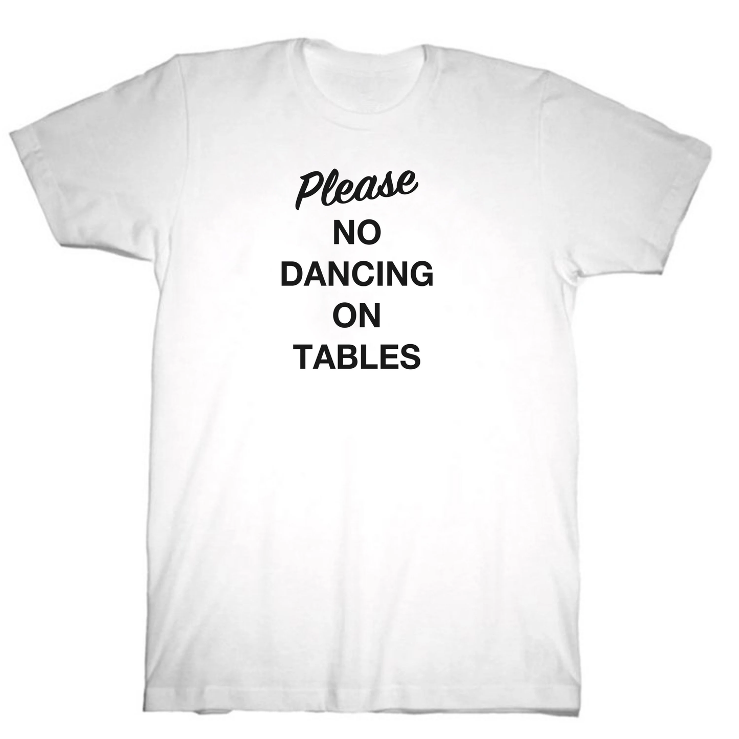 No dancing Vintage Style T shirt