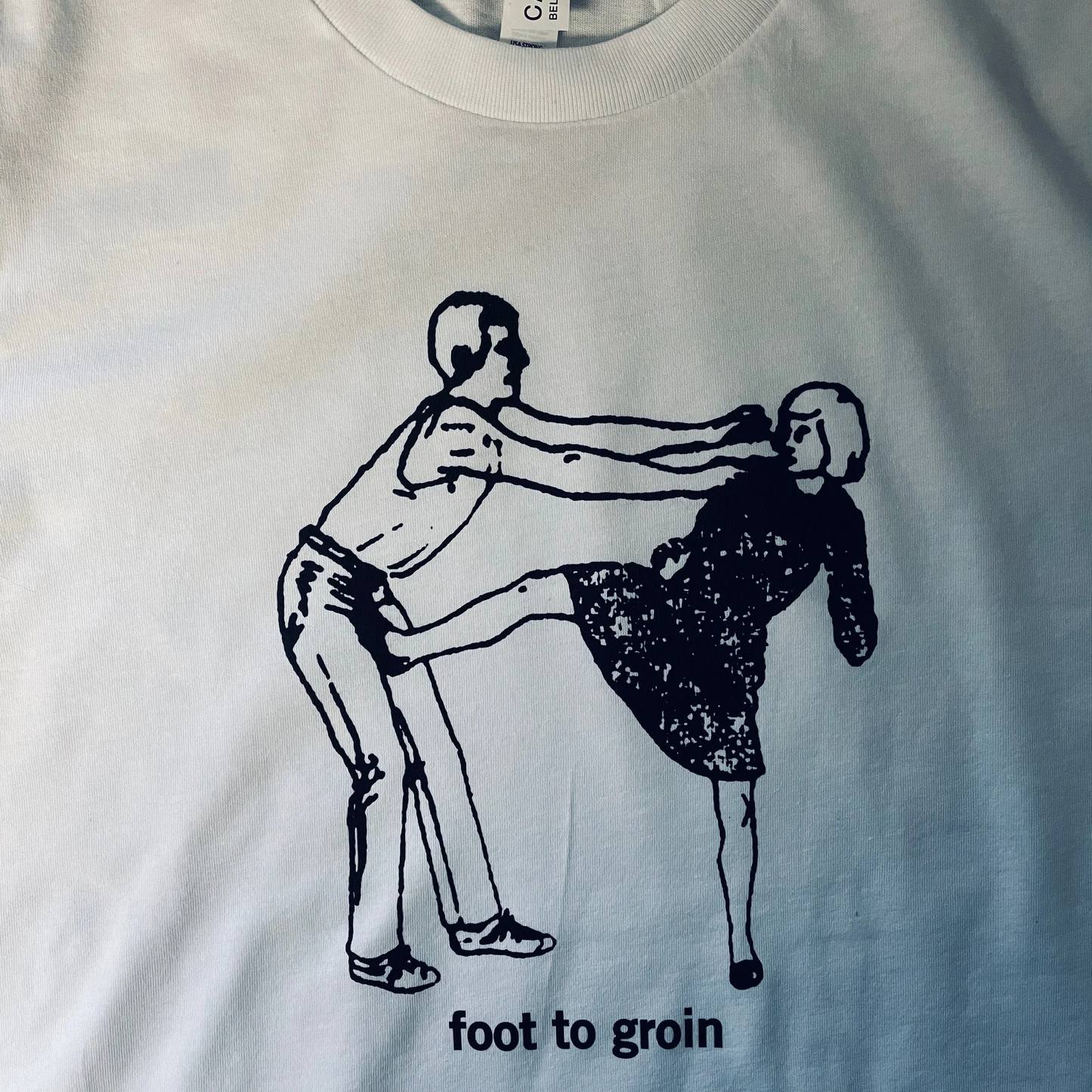 Foot to Groin Punk T shirt