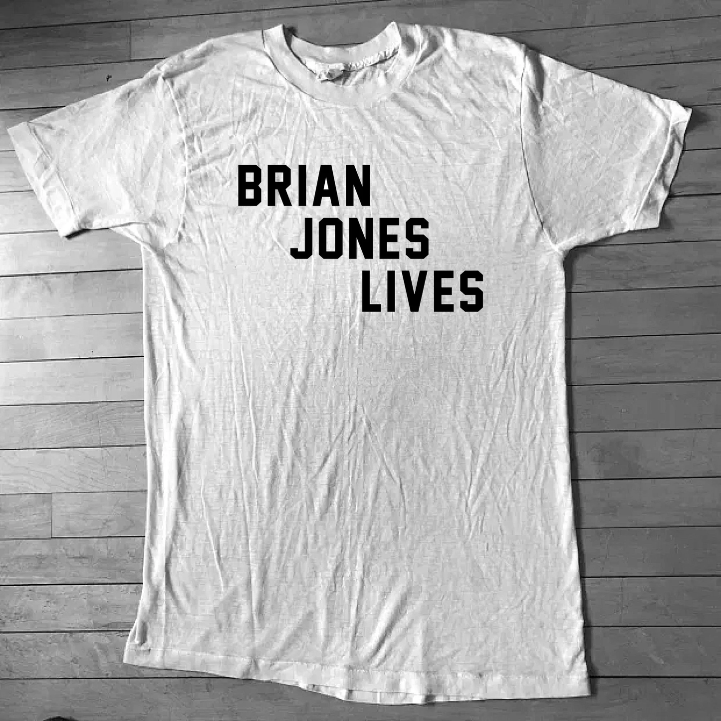 Brian Jones Lives T shirt as worn by The Patti Smith Group/Ivan