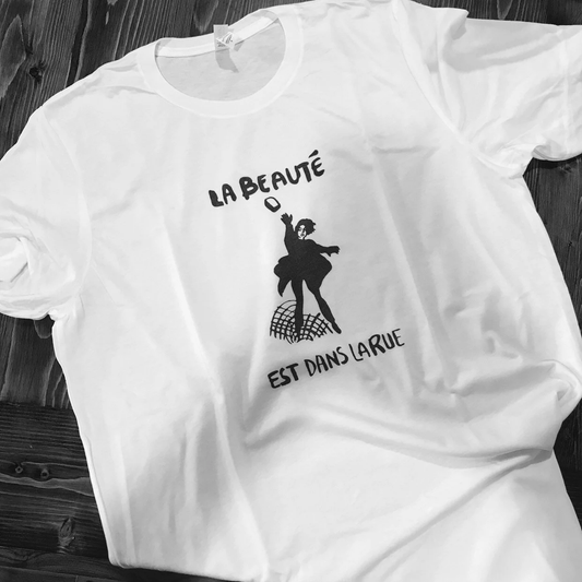 French 60s protest T Shirt/ La Beaute
