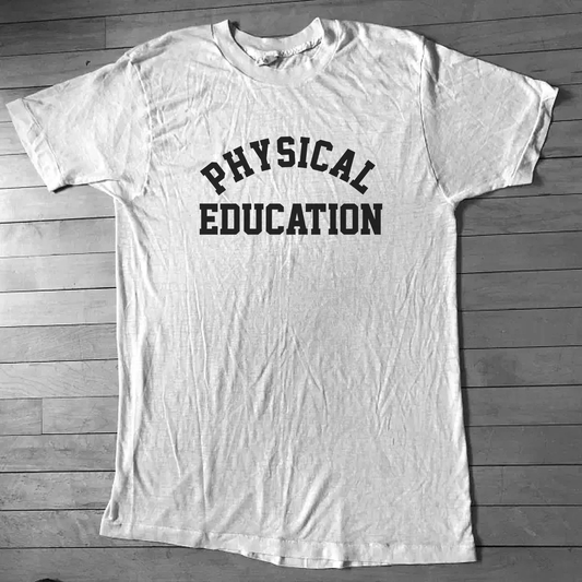Vintage 1950s Physical Education redesign T shirt