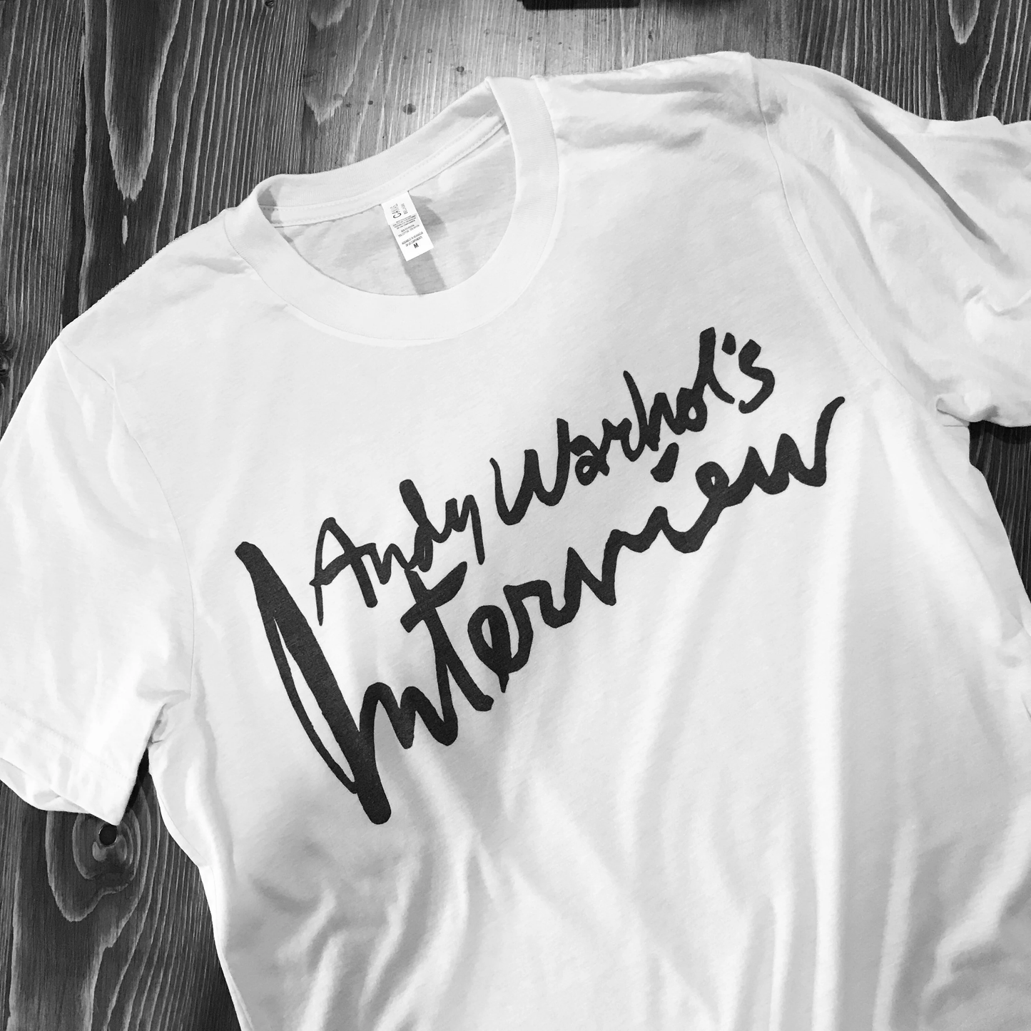 Warhol Interview magazine vintage T shirt