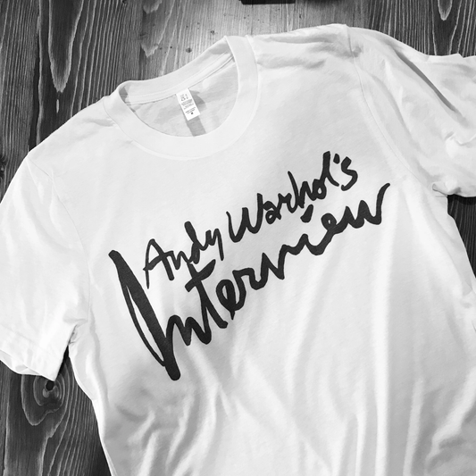 Warhol Interview magazine vintage T shirt