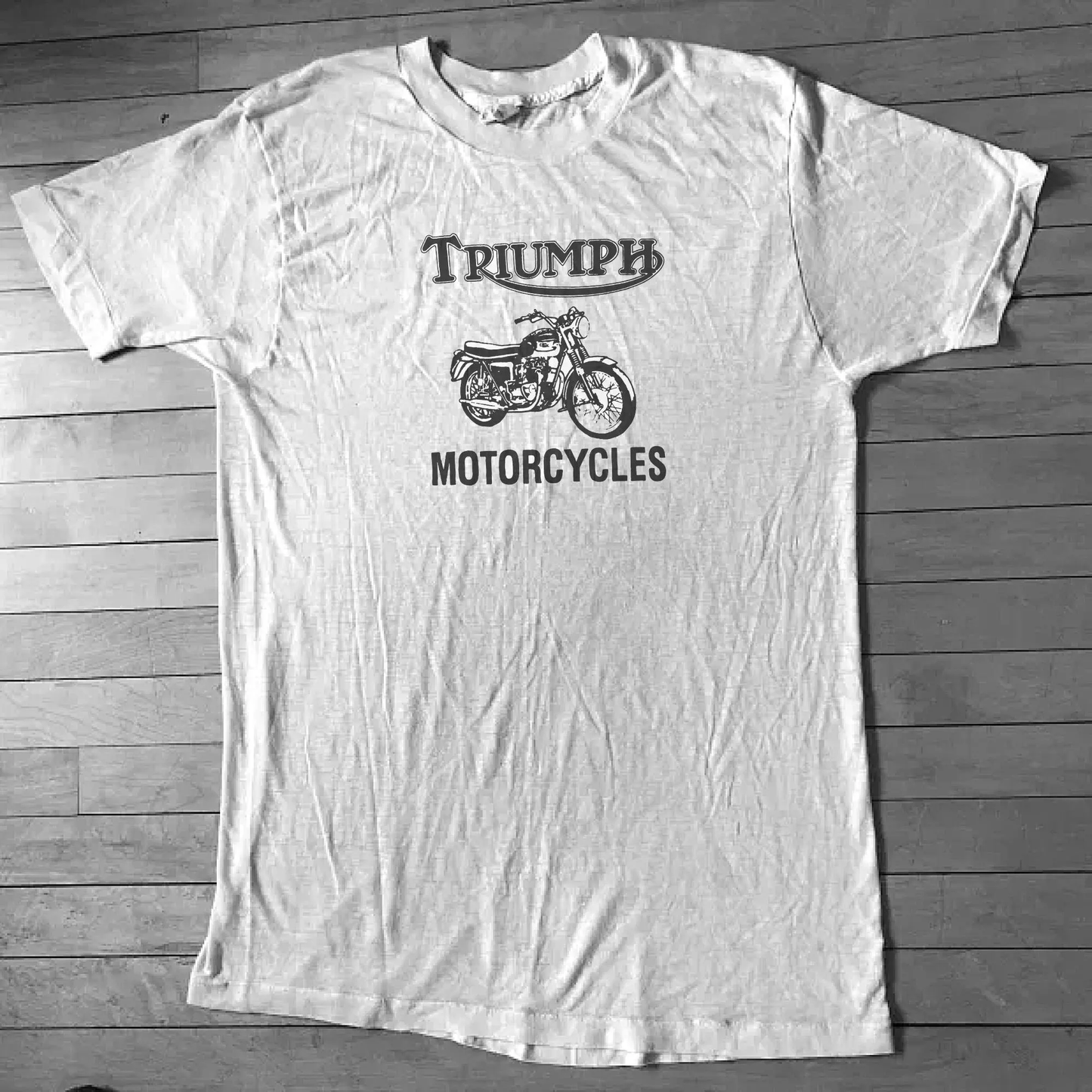 Steve McQueen Worn Motorcycle Triumph T Shirt
