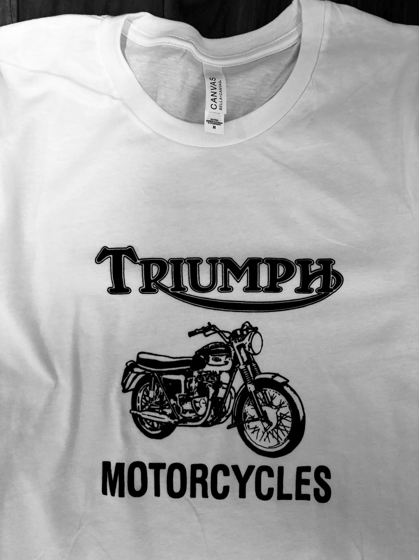Steve McQueen Worn Motorcycle Triumph T Shirt