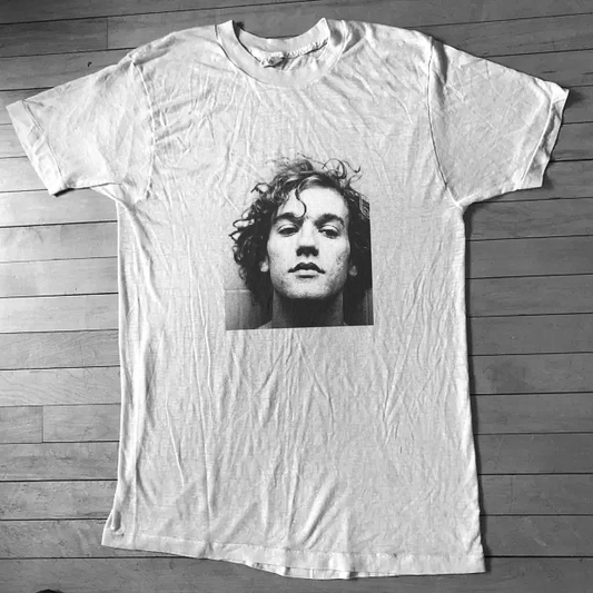 Michael Stipe 80s Warhol Newspaper style Art Design T Shirt
