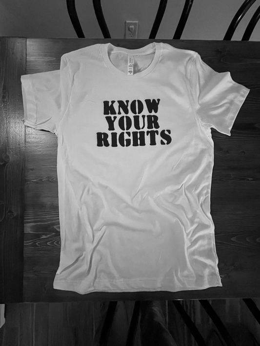 The Clash "Know your Rights" Punk T shirt