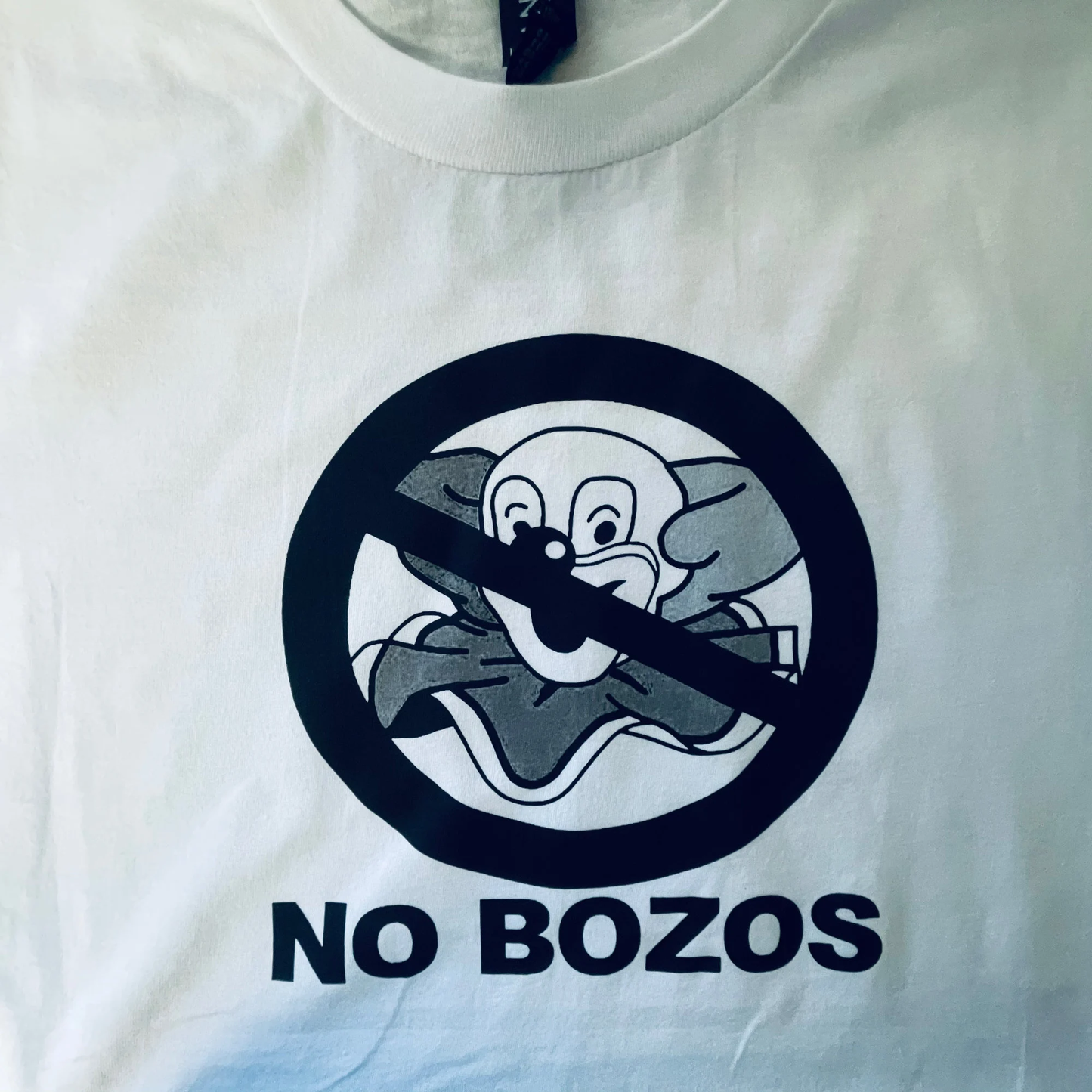 Eddie Van Halen worn "No Bozos" T Shirt