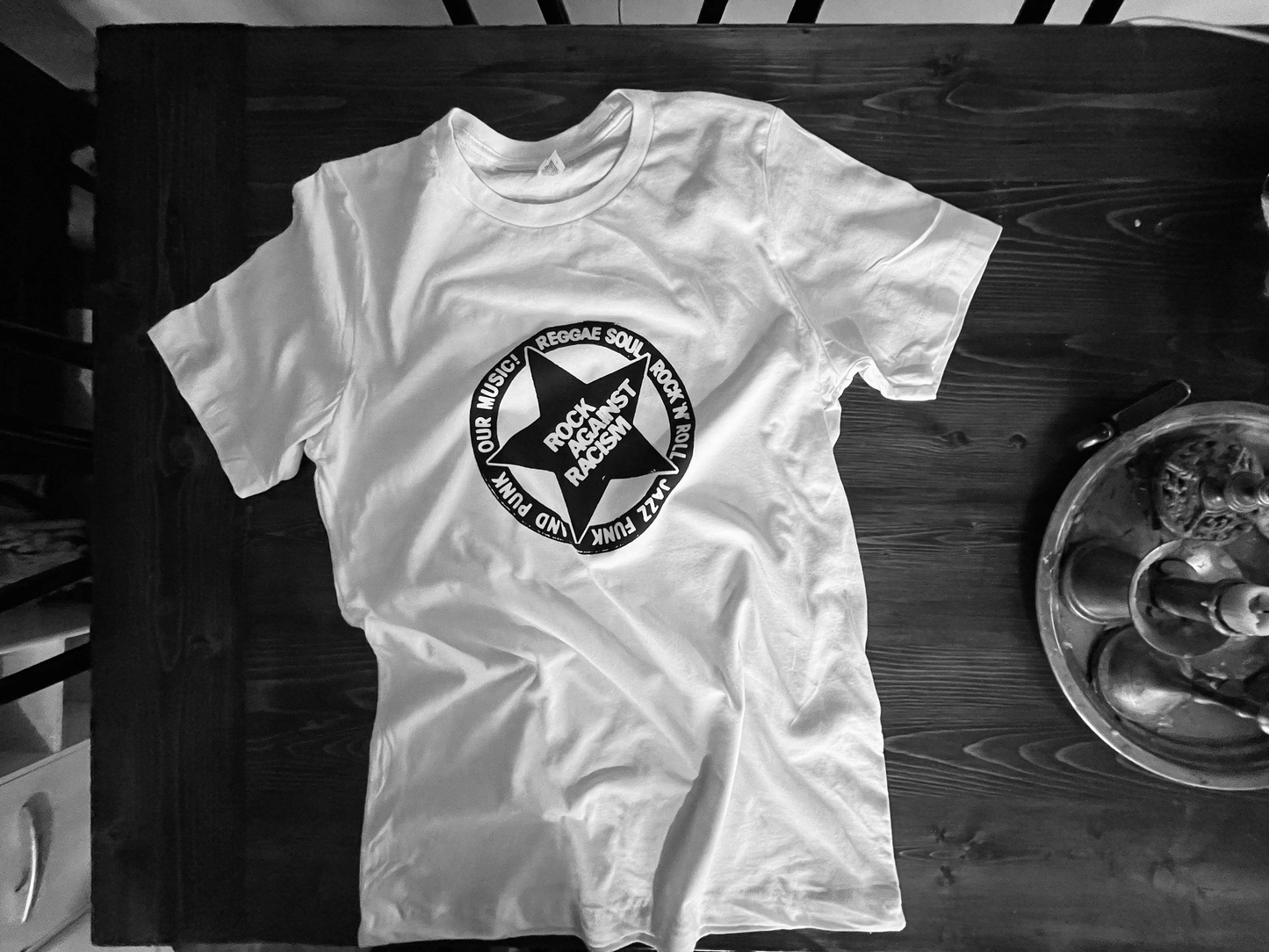 Rock against Racism The Clash Punk T shirt